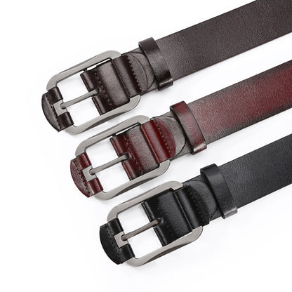 Men's Leather & TPU Business Casual Belt - Pin Buckle Additional Image 5