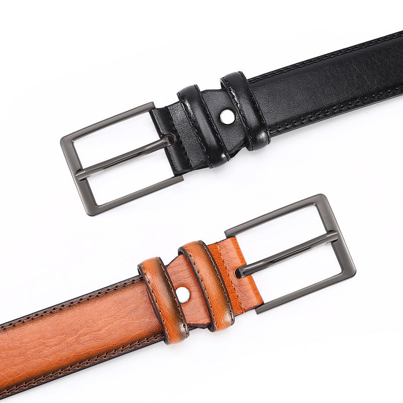 Classic Leather Business Belt for Men - Adjustable Fit Additional Image 5