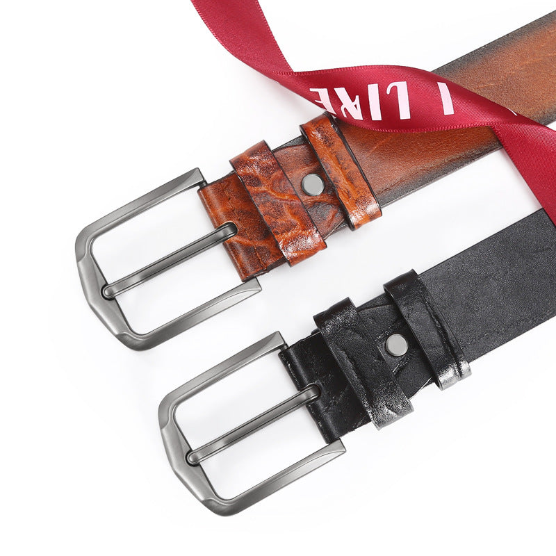 Retro Pin Buckle Belt for Men - Classic Business Casual Additional Image 5