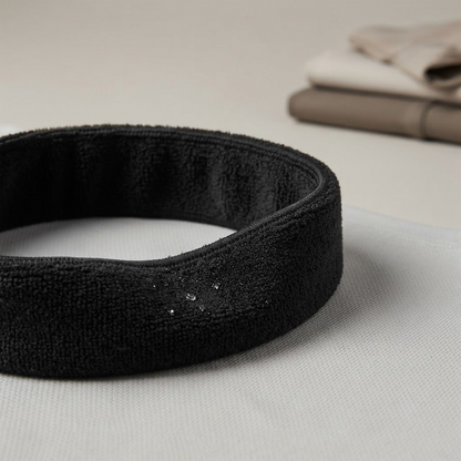 Premium Unisex Terry Sports Headband — close-up detail of a secondary structural feature