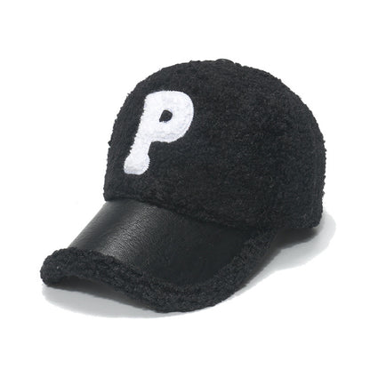 C-Logo Lamb Velvet Baseball Cap Additional Image 5