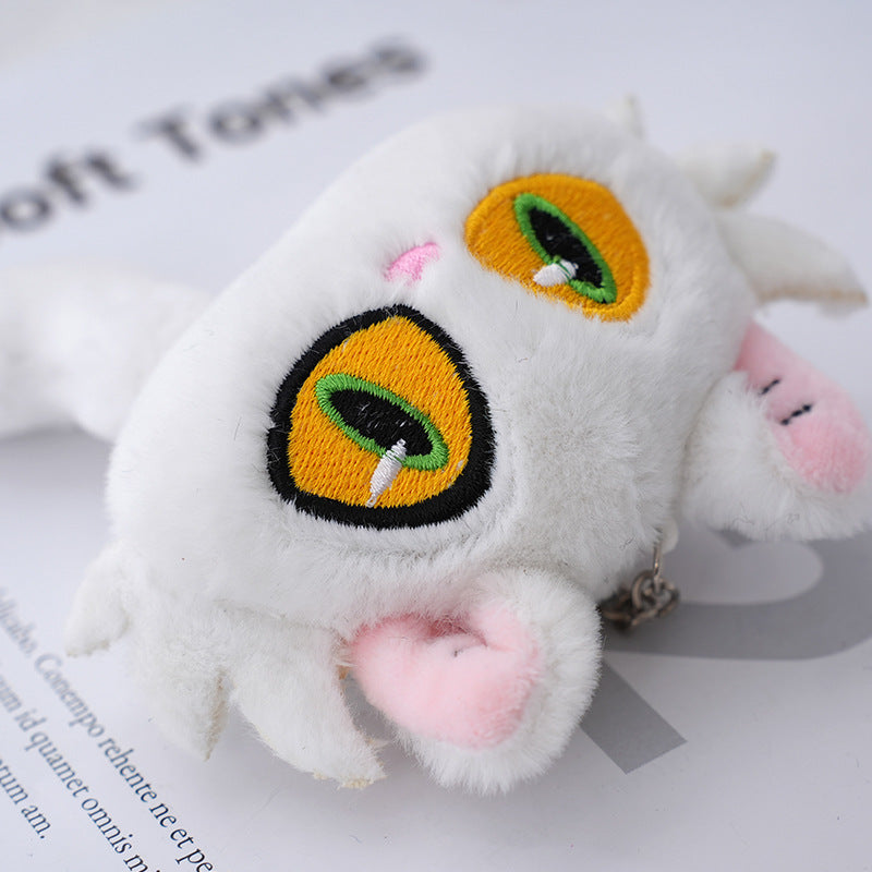 Cute Kitty Plush Keychain with Bell Additional Image 5