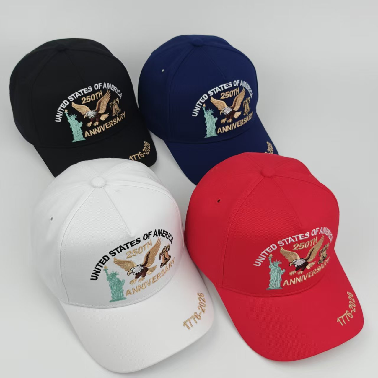 250th Anniversary American Independence Embroidered Cap Additional Image 5