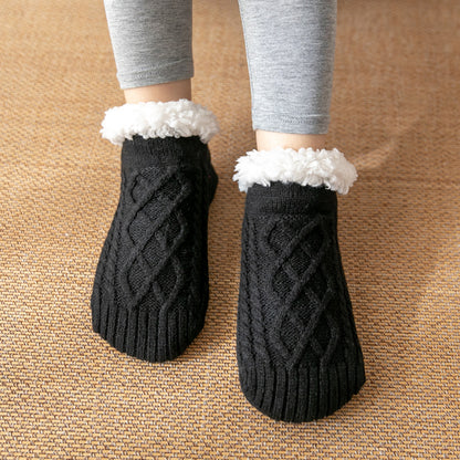 Cozy Lamb Wool Slipper Socks - Ultra-Warm Comfort Additional Image 5