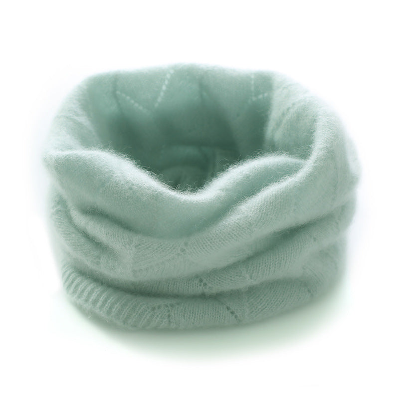 100% Pure Cashmere Knit Neck Warmer Snood Additional Image 5