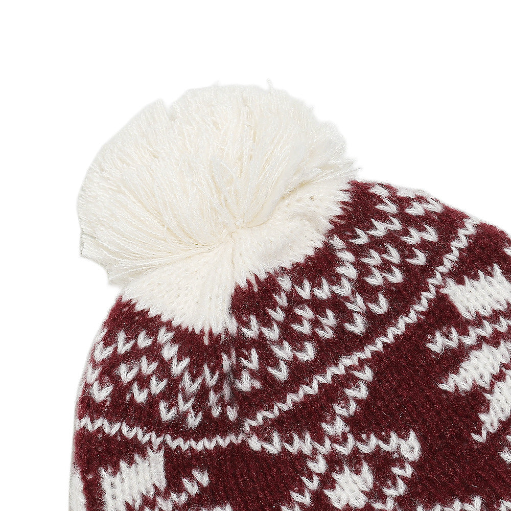 Fair Isle Ear Flap Beanie: Cozy Knit Winter Hat Additional Image 5