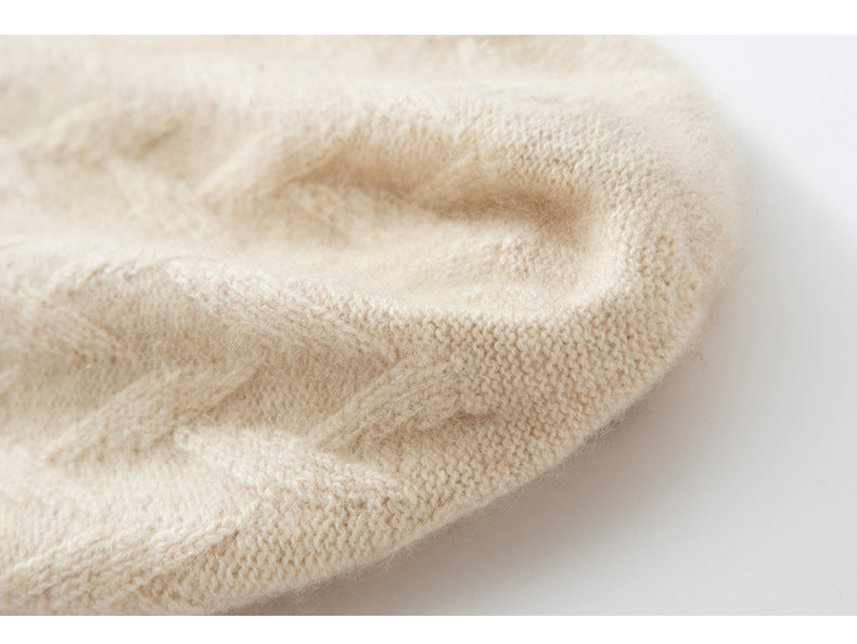 Soft Cashmere Beanie: Luxurious Winter Warmth Additional Image 5