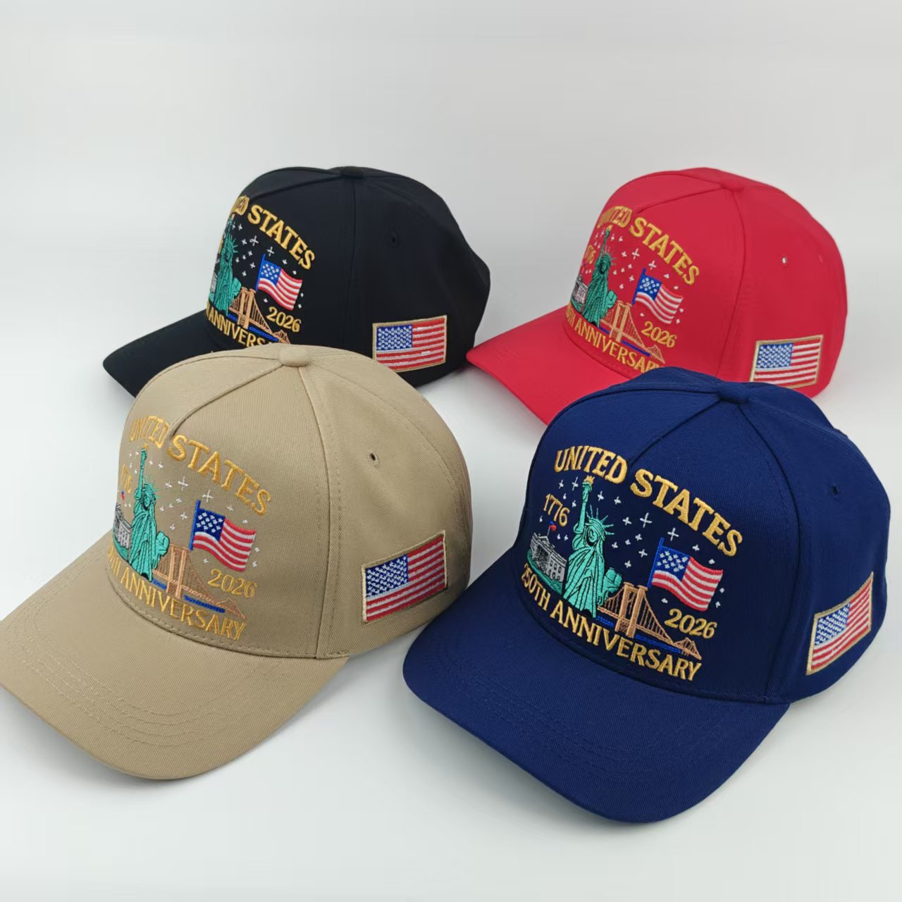 US 250th Anniversary Embroidered Baseball Cap Additional Image 5