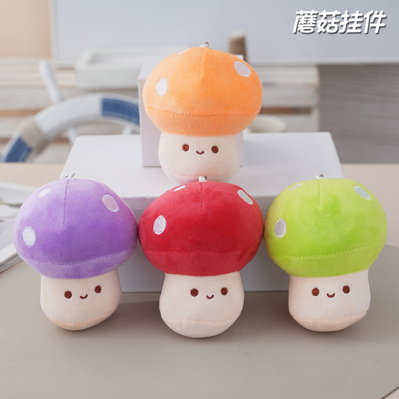 Cute Mushroom Plush Bag Charm - Japanese Anime Style Additional Image 5