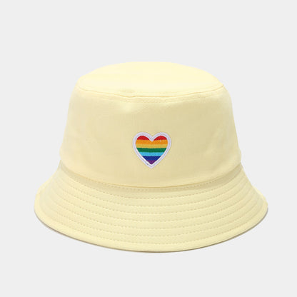 Rainbow Love Cotton Fisherman Hat - Korean Style Additional Image 5