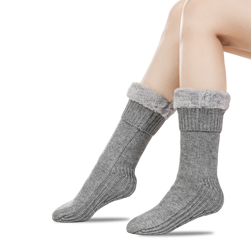 Cozy Sherpa Non-Slip Slipper Socks for Women Additional Image 5