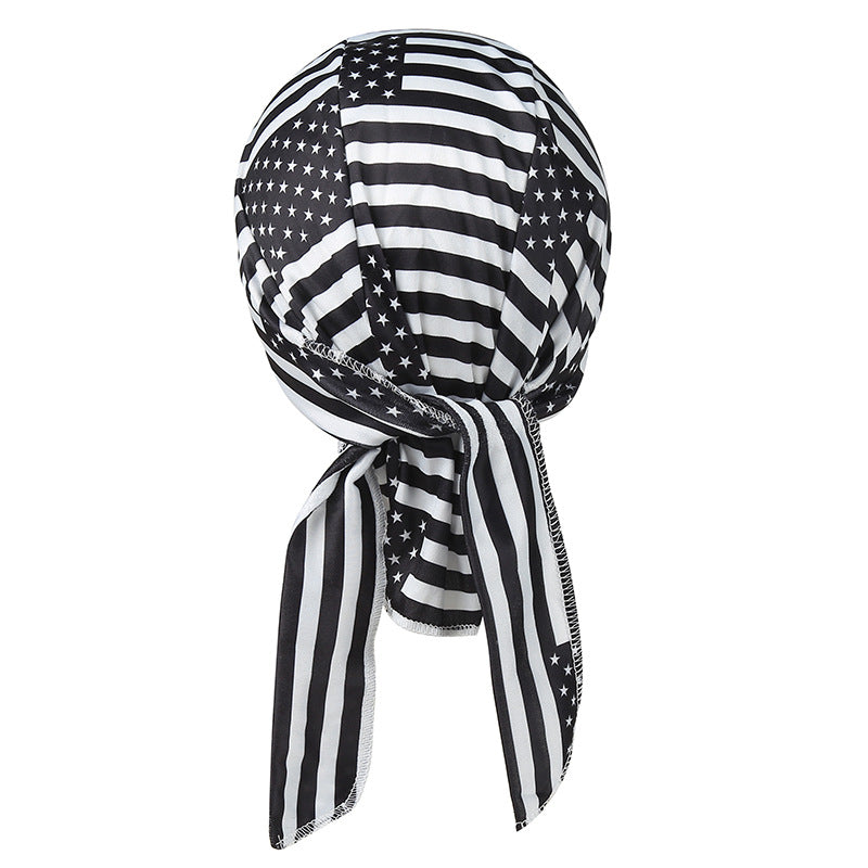 American Flag Pirate Hat for Outdoor Adventures Additional Image 5