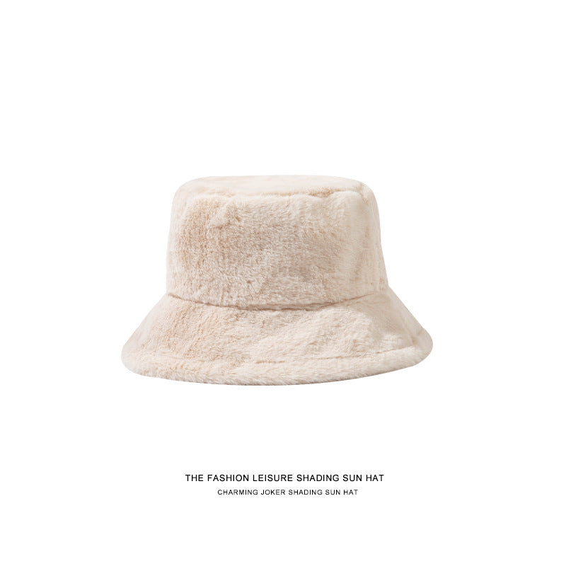 Cute Plush Bucket Hat - Korean Style Winter Warmth Additional Image 5