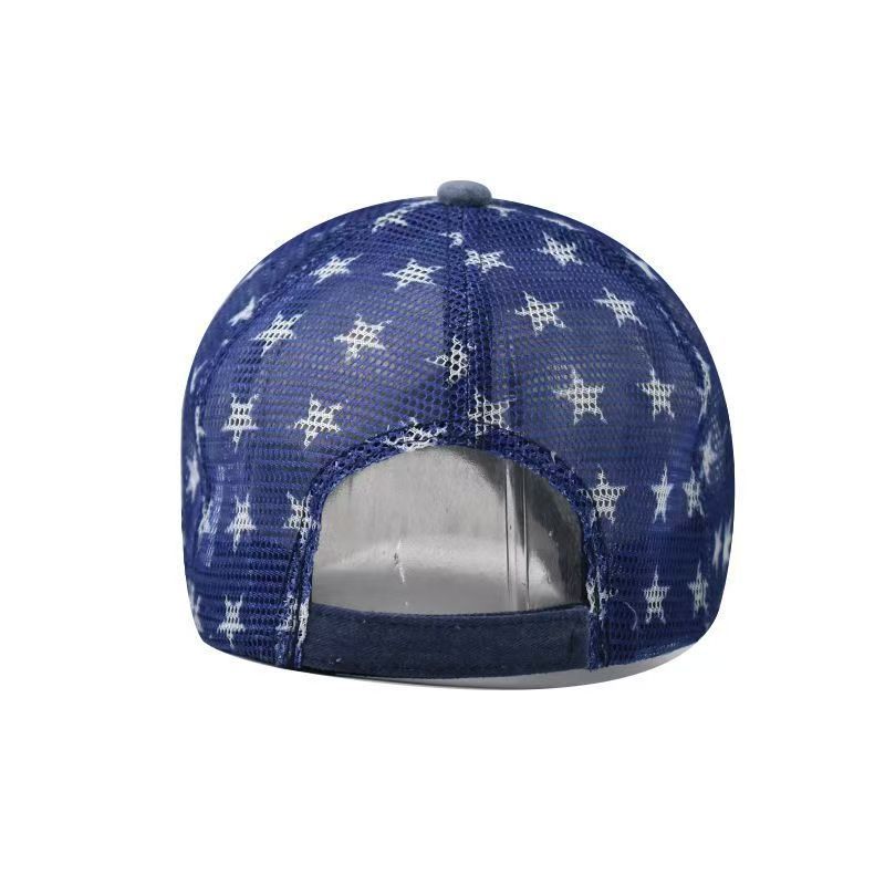 Classic American Flag Washed Baseball Cap Additional Image 5