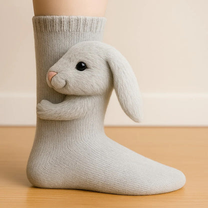 Cozy Critter Animal Socks - Fun & Comfy Footwear Additional Image 5