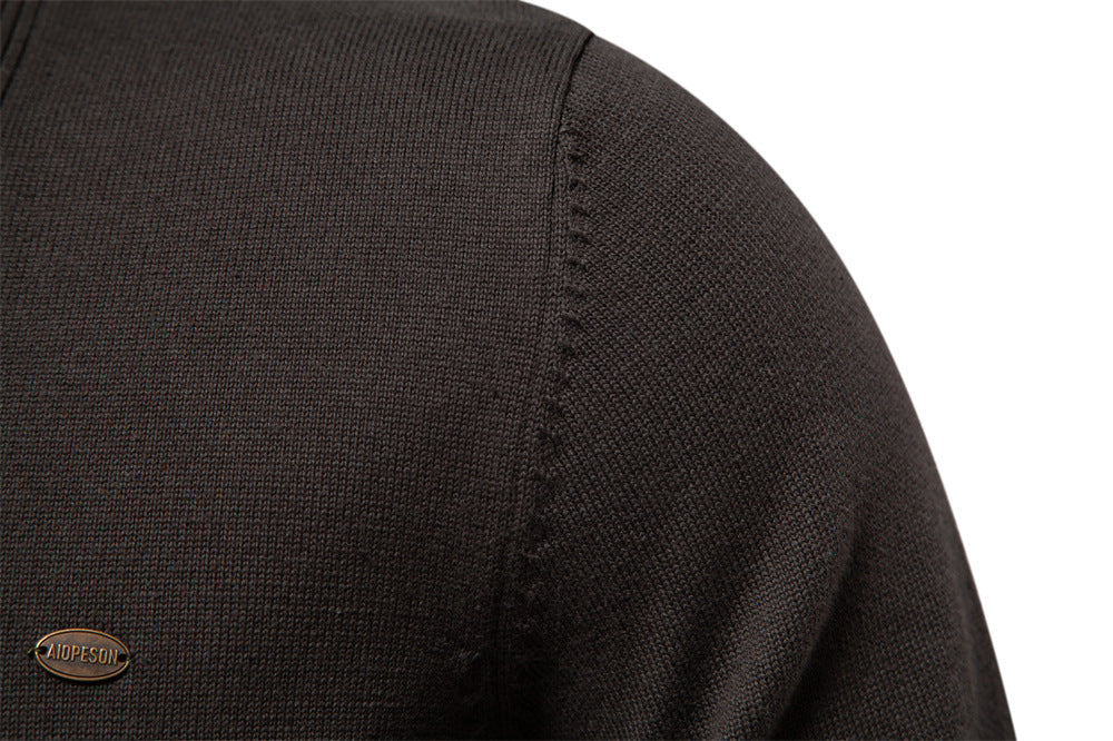 Men's Premium Business Cardigan Sweater Additional Image 5