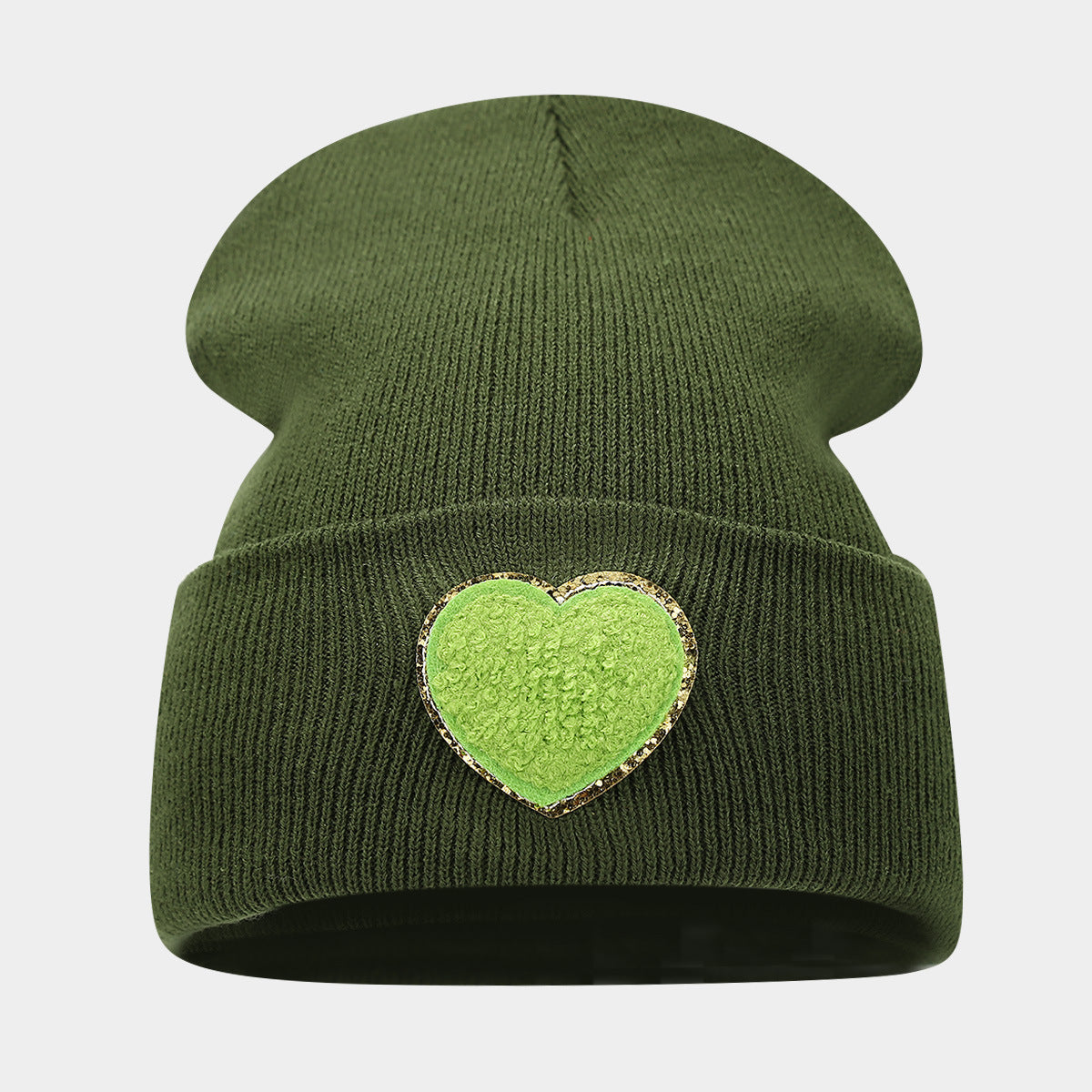 Chic Knitted Wool Hat with "Love" Label - Cozy & Stylish Additional Image 5