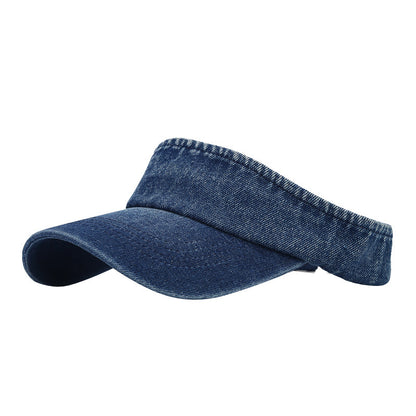 Retro Denim Literary Cap: British & Japanese Style Additional Image 5