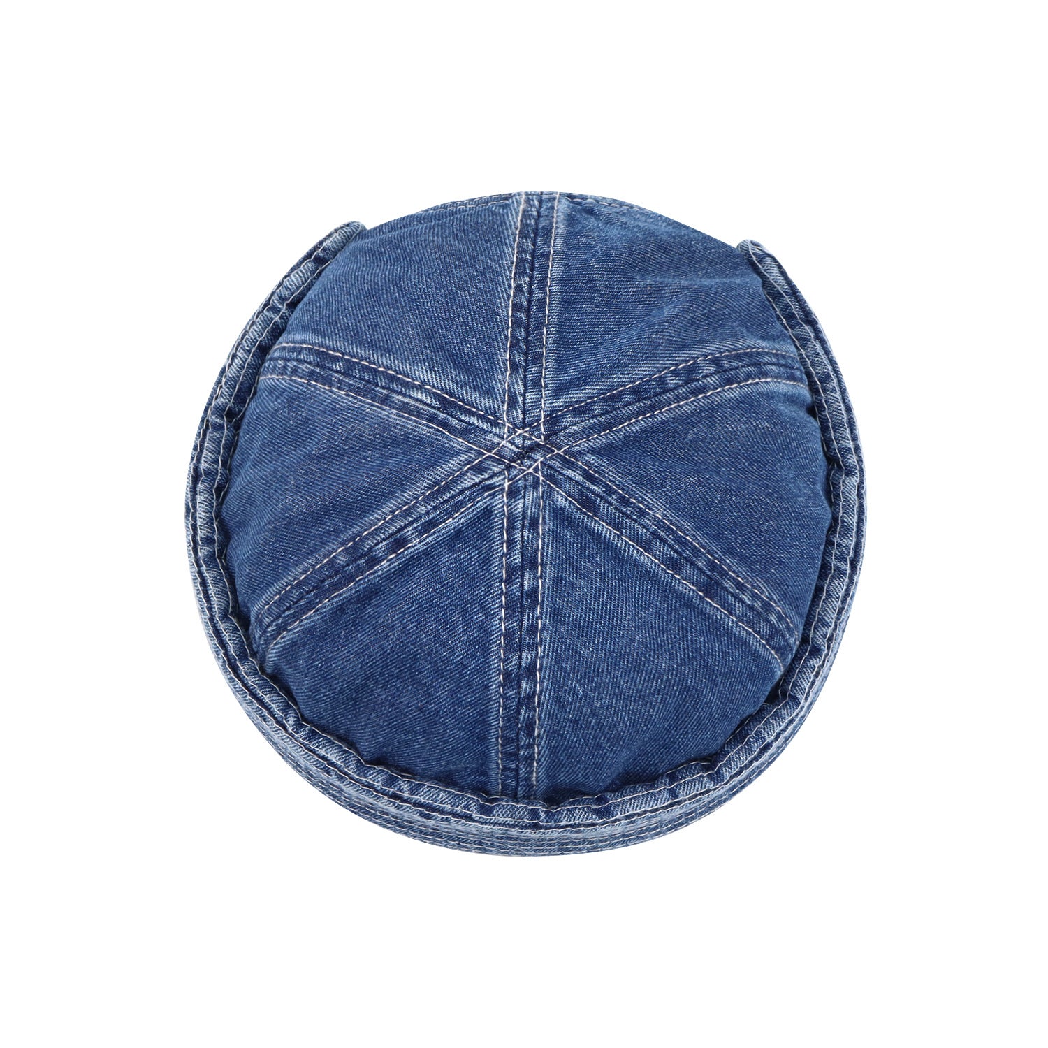 Washed Denim Sailor Hat - Retro Streetwear Style Additional Image 5