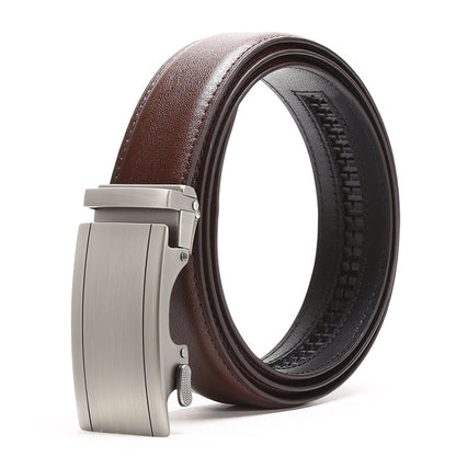 Men's Genuine Leather Automatic Belt Additional Image 5