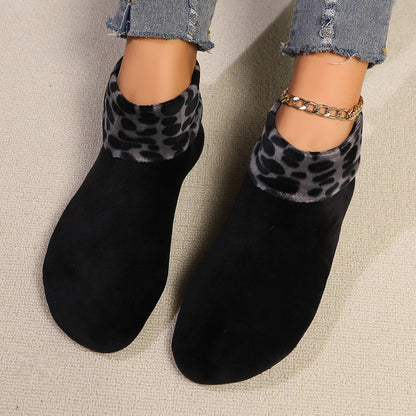 Cozy Leopard Fleece-Lined Winter Socks Additional Image 5