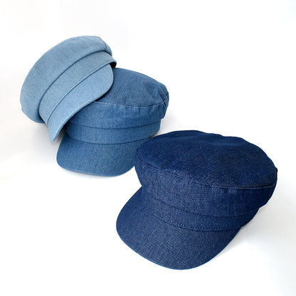 Vintage Light Denim Cap - Japanese Street Style Additional Image 5