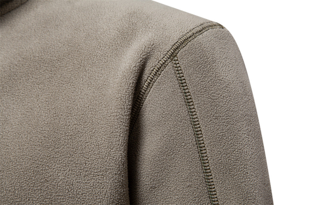 Men's Fleece Half-Zip Pullover: Warm & Stylish Additional Image 5