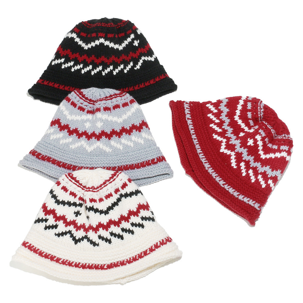 Bohemian Fair Isle Earflap Beanie - Cozy Knit Hat Additional Image 5