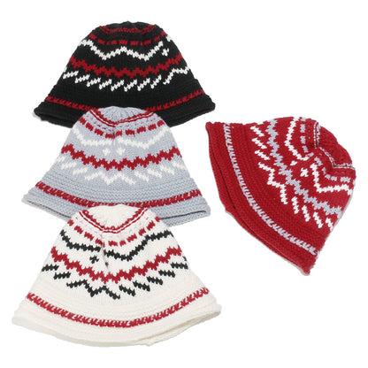 Bohemian Fair Isle Earflap Beanie - Cozy Knit Hat Additional Image 5