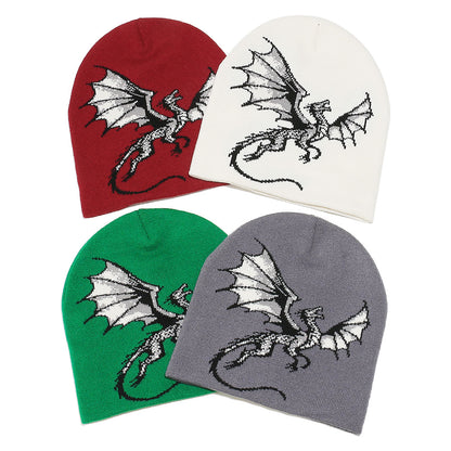 Cute Dinosaur Knit Hat - Cozy Winter Beanie Additional Image 5