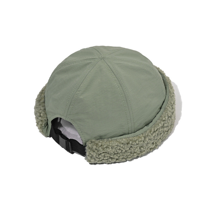 Japanese Quilted Lamb Fleece Hat - All-Season Comfort Additional Image 5