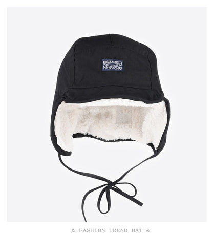 Warm Lambswool Pilot Ushanka Hat - Cozy Winter Style Additional Image 6