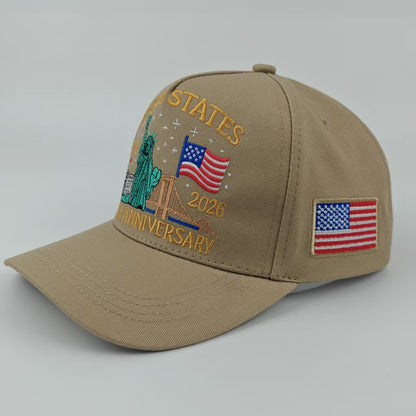US 250th Anniversary Embroidered Baseball Cap Additional Image 6