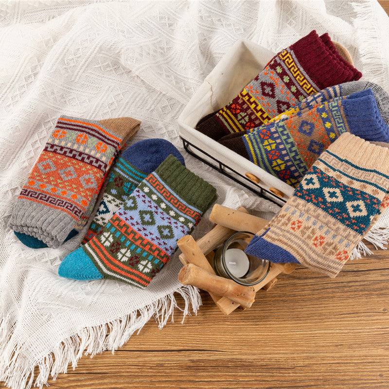 Cozy Rabbit Wool Blend Men's Mid-Tube Socks Additional Image 6