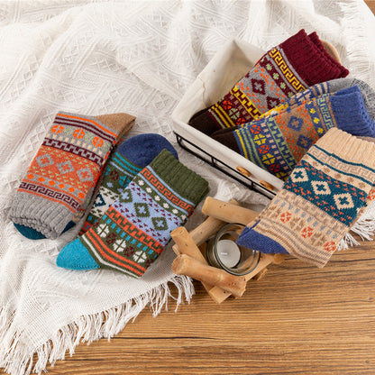 Cozy Rabbit Wool Blend Men's Mid-Tube Socks Additional Image 6