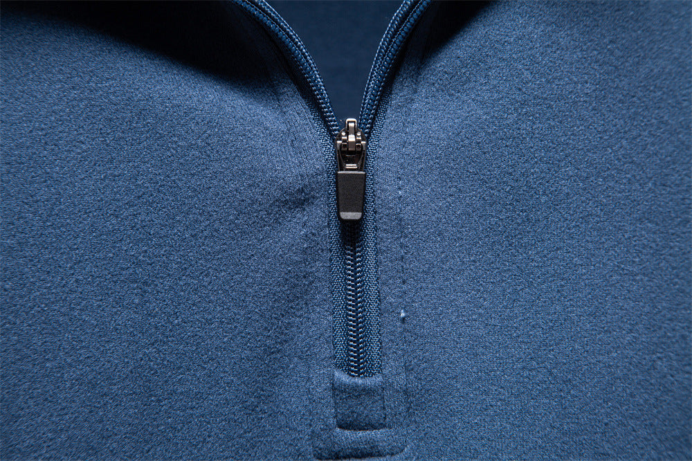 Men's Thermal Half-Zip Sweatshirt: Warm & Stylish Additional Image 6