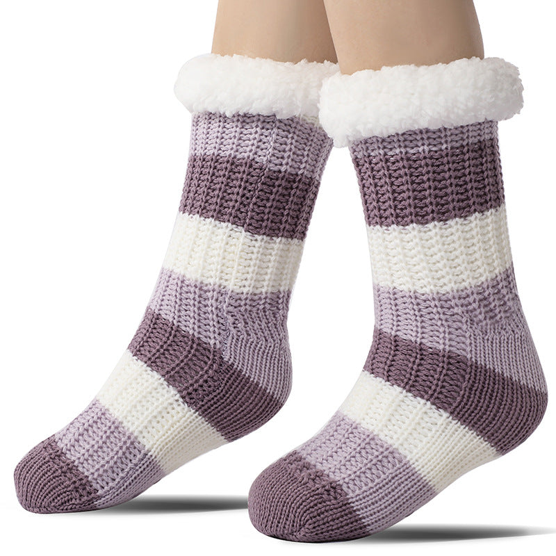 Cozy Plush Non-Slip Slippers - Women's Winter Warm Socks Additional Image 6