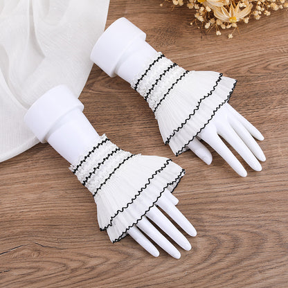 Lace Bell Sleeve Detachable Cuffs for Women Additional Image 6