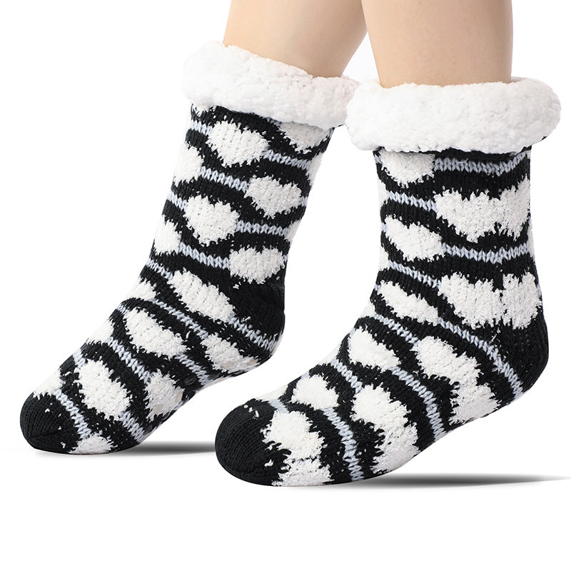 Cozy Velvet House Slippers: Warm Winter Floor Socks Additional Image 6