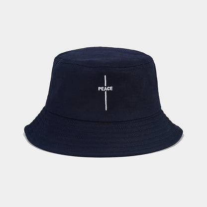 Retro Peace Embroidered Fisherman Hat Additional Image 6