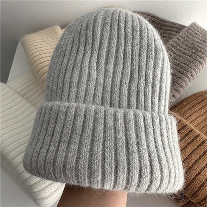 Cozy Rabbit Fur Knit Beanie - Warm Winter Hat Additional Image 6