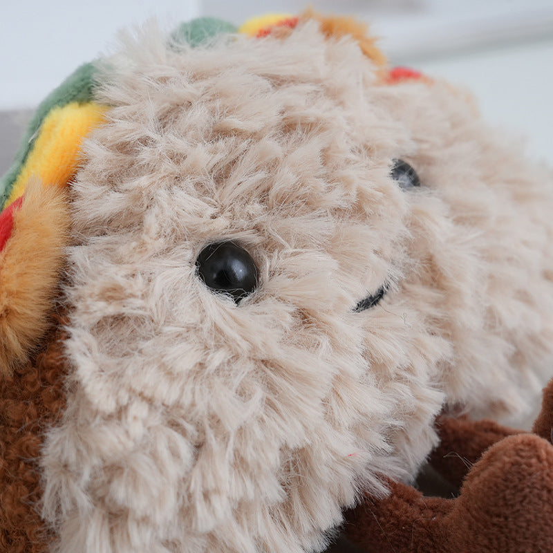 Cute Sandwich Plush Keychain | Taco Bag Charm Additional Image 6