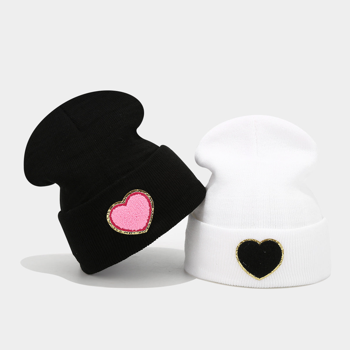 Chic Knitted Wool Hat with "Love" Label - Cozy & Stylish Additional Image 6