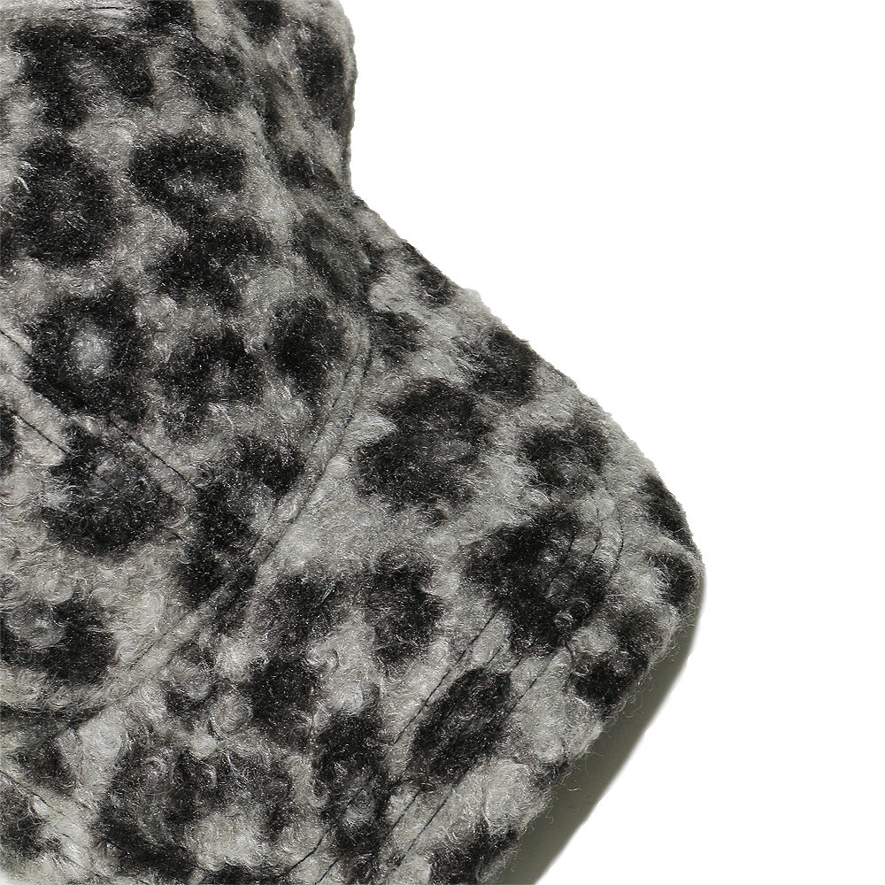 Cute Bear Ear Leopard Print Fuzzy Baseball Cap Additional Image 6