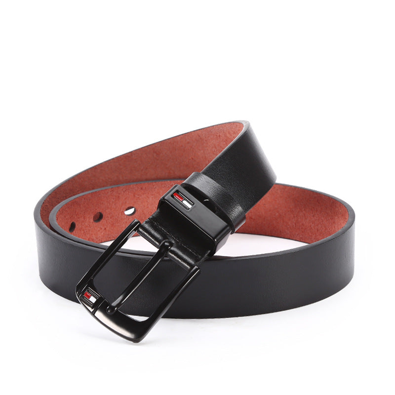 Men's Genuine Leather Belt: Alloy Buckle, Smart Casual Additional Image 6