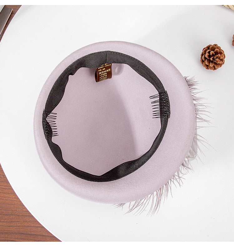 Stylish French Wool Beret Hat for Women Additional Image 6