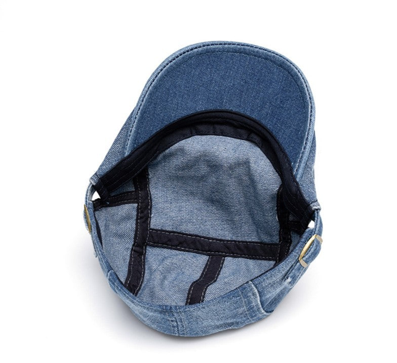 Stylish Denim Beret Hat for Men & Women Additional Image 6
