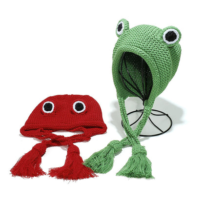 Cute Frog Earflap Beanie for Kids & Adults Additional Image 6
