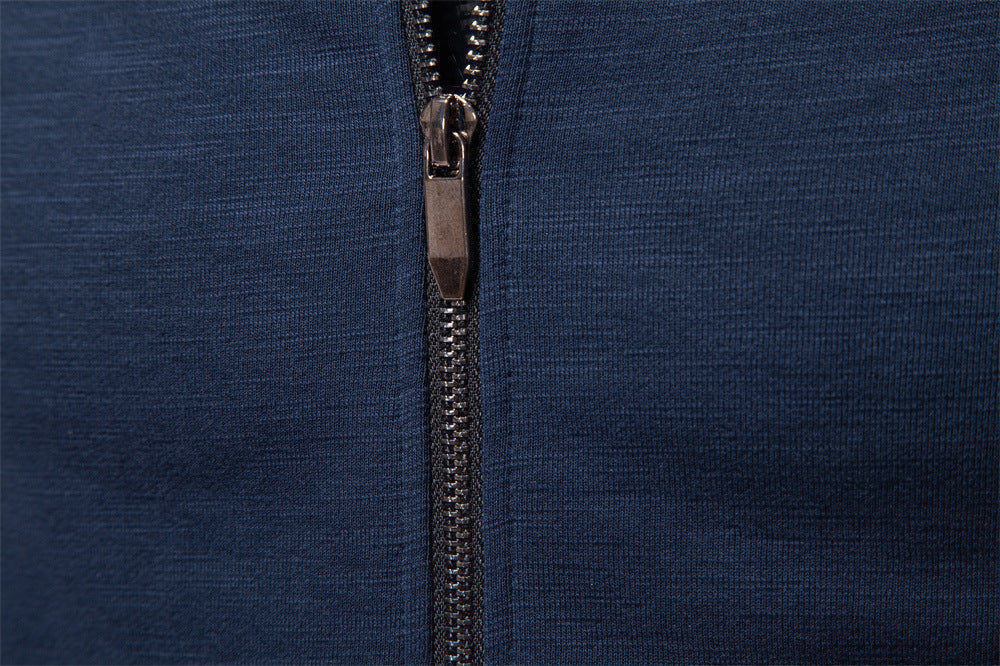 Men's Smart Casual Bomber Jacket - Fall/Winter Style Additional Image 6