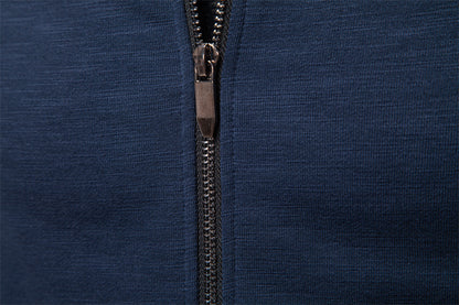 Men's Smart Casual Bomber Jacket - Fall/Winter Style Additional Image 6